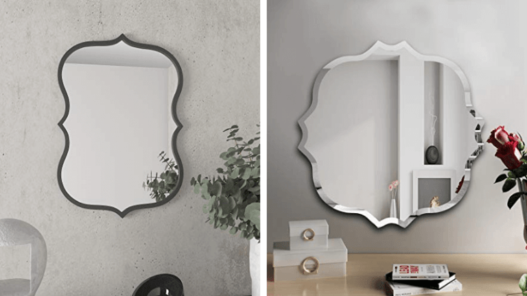 odd shaped wall mirrors featured image
