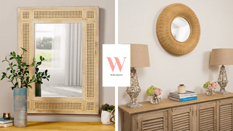 best wicker wall mirrors collection featured image