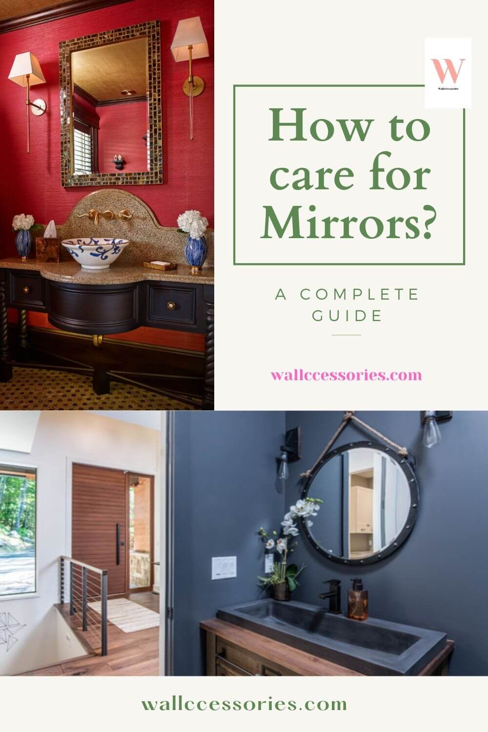 how to care for mirrors pinterest