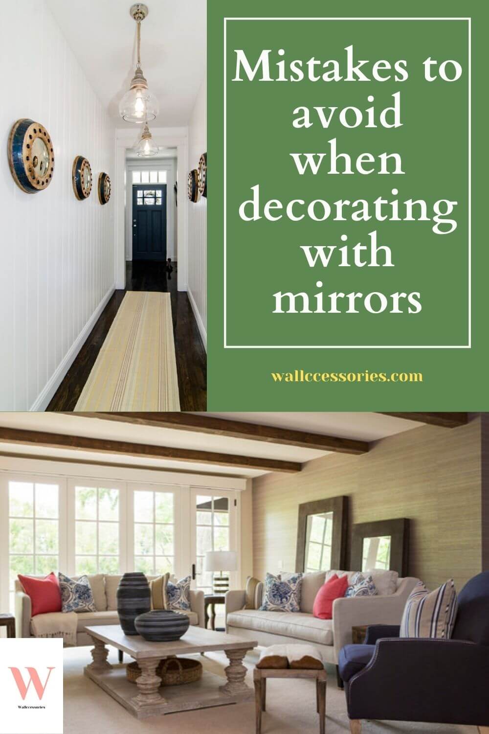 mistakes to avoid when decorating with mirrors pinterest