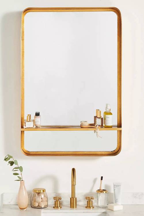 Bree Wall Mirror with Shelf