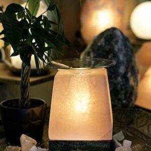 Amber Himalayan Salt Aromatherapy Lamp