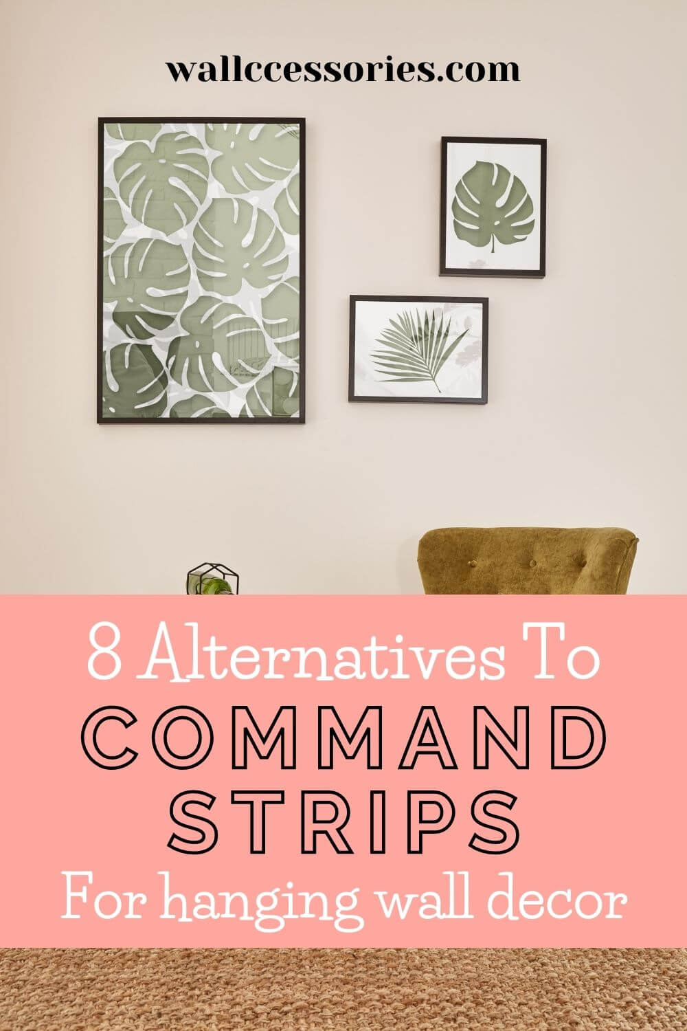 alternatives to command strips pinterest