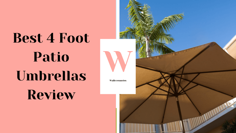 best 4 foot patio umbrellas featured image